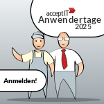 acceptIT Anwendertage 2025 - jetzt anmelden!